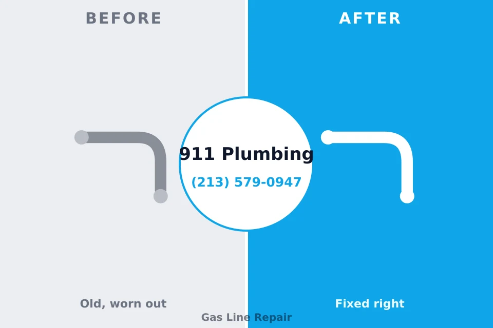 Before and after: plumbing company Bethlehem, NC